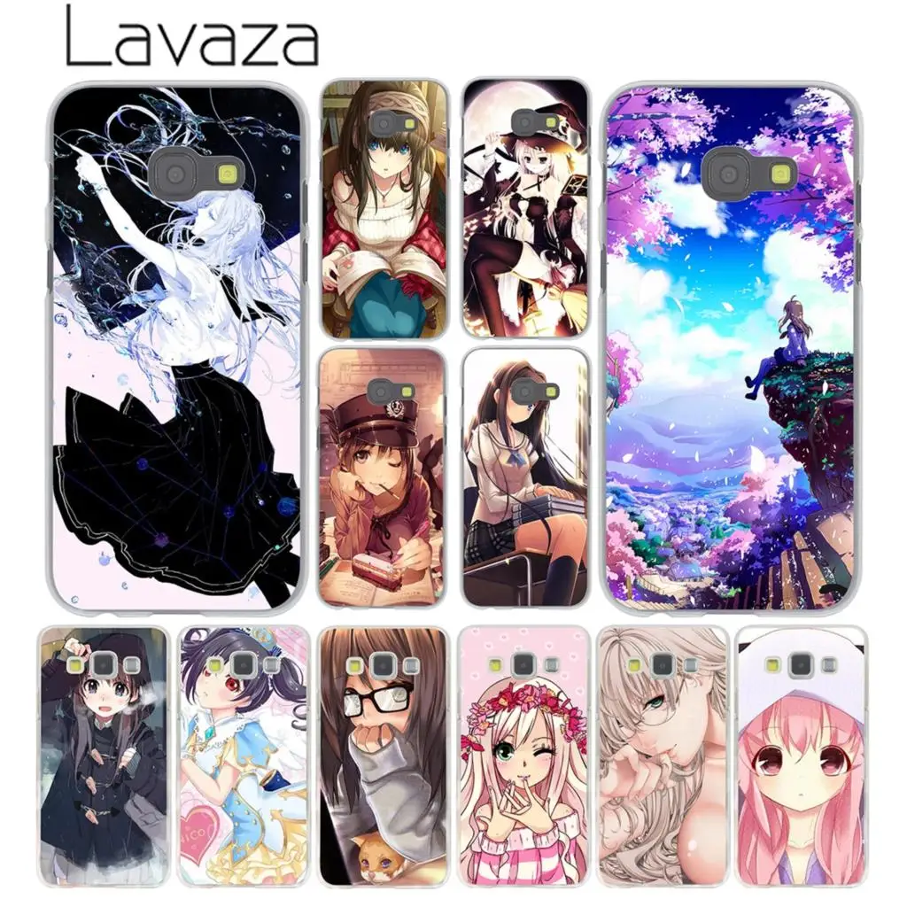 Lavaza Sexy the anime kawaii Girl Cat Phone Case for Samsung Galaxy A8