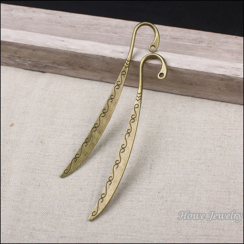 4 шт. качественная Античная бронзовая подвеска-закладка металлический браслет из цинкового сплава DIY аксессуары для изготовления украшений