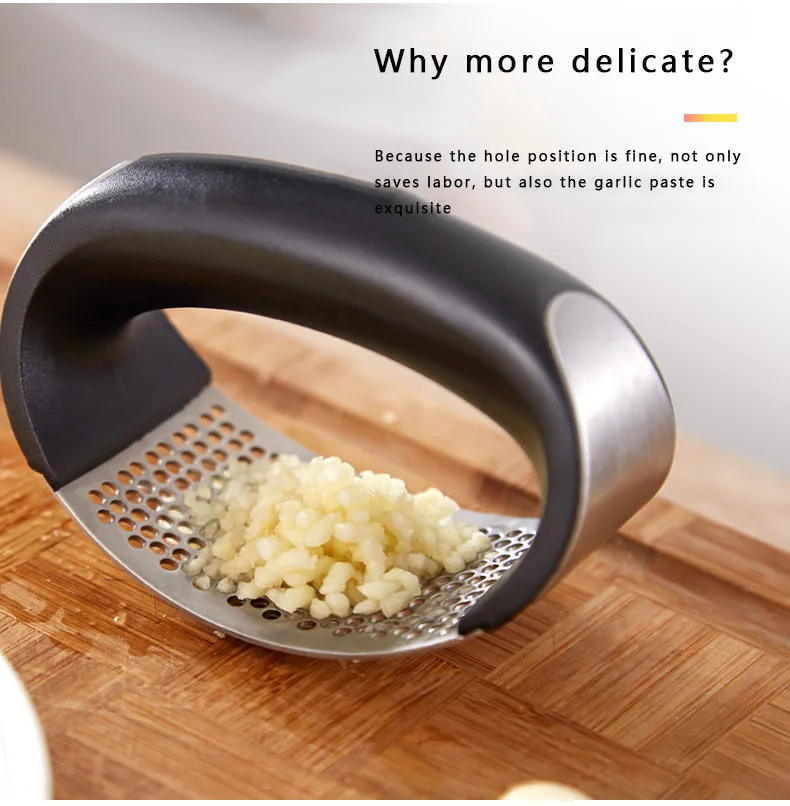 Garlic press Multi-function hand crusher Ginger press grinder mill crusher Kitchen accessories Cooking tools Portable gadget