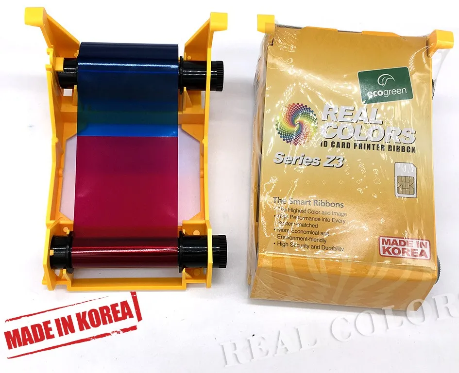 

10Pieces Compatible 800033-340IS India IS Version YMCKO 280 Prints Ribons Made in South Korea Zebra ZXP3 ID Card Printer