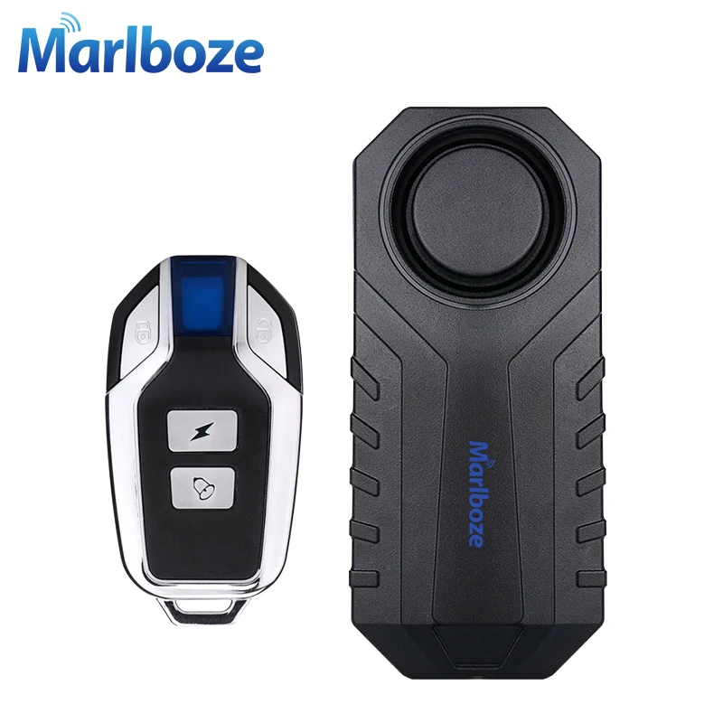 Marlboze Waterproof Remote Control Bike Motorcycle Electric Car Vehicle Security Anti Lost Remind Vibration Warning Alarm