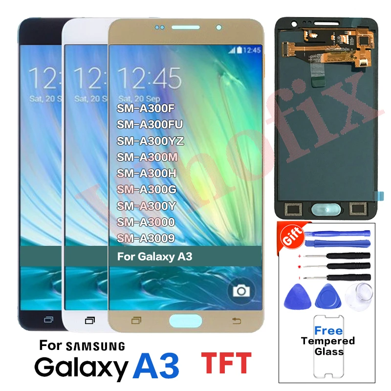 

For Samsung Galaxy A3 2015 A300 A300F Display LCD Screen replacement for Samsung A300M A300FU A3000 A3009 display screen module