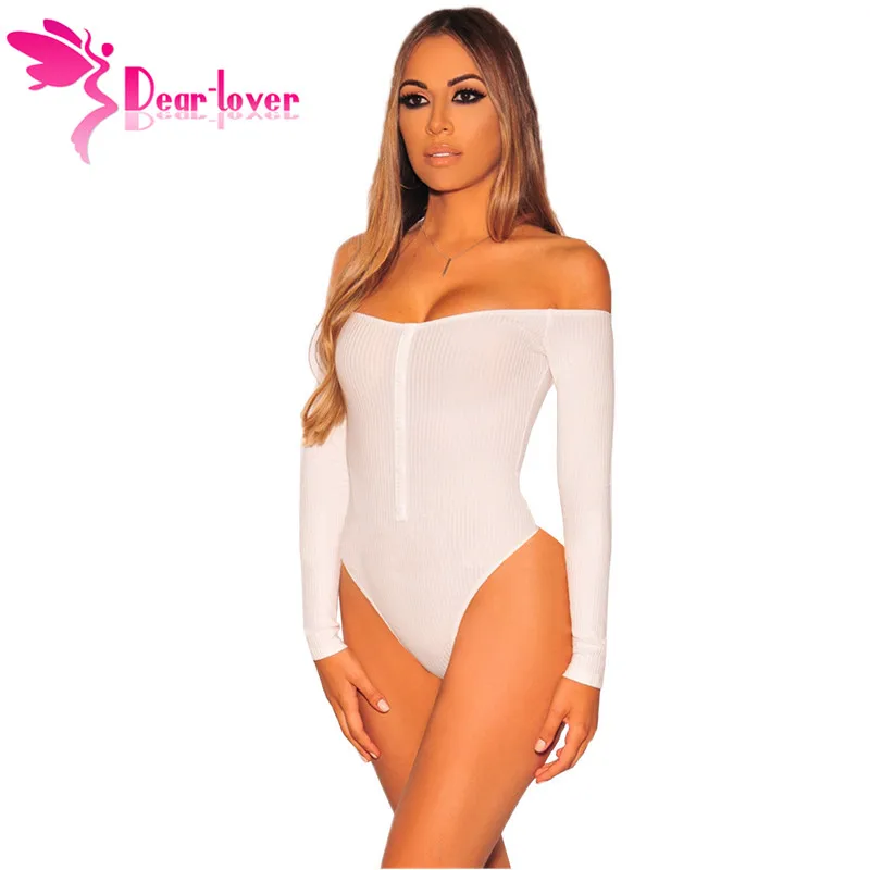 White-Ribbed-Knit-Off-Shoulder-Long-Sleeves-Bodysuit-LC32322-1-31475_