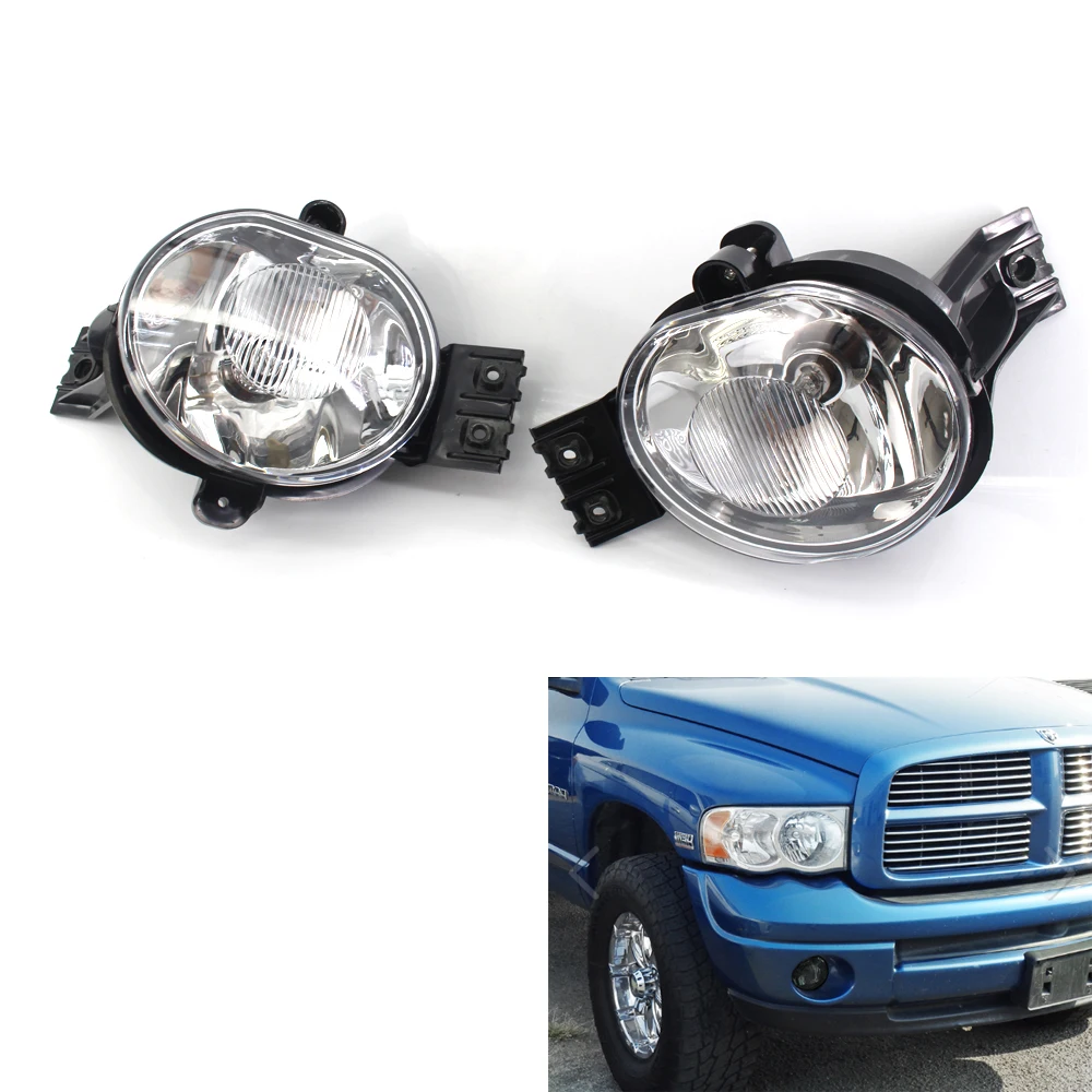 For 02 08 Dodge Ram 1500 2500 3500 Pickup Clear Bumper Driving Fog