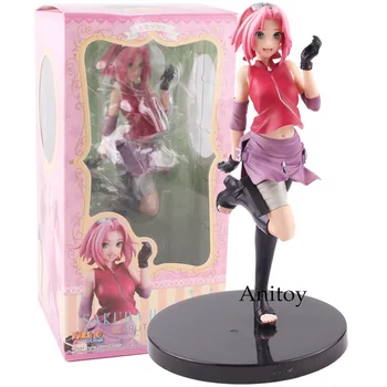 

Naruto Shippuden Figure Naruto Gals Sakura Haruno Girls PVC Action Figure Collectible Model Toy 20.5cm