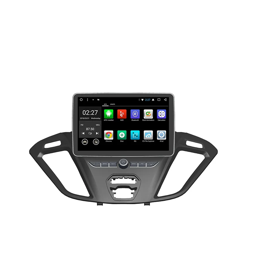 Sale Android 7.1 Car Player For Ford Focus 2017 Quad Core Car Radio GPS Navigation Stereo Headunit WIFI 4G Car Multimedia DVD Player 2