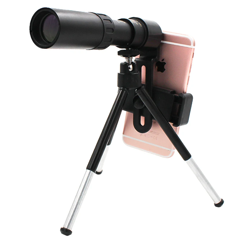 Mini Telescope Mobile Cell Phone Camera Lens With Tripod