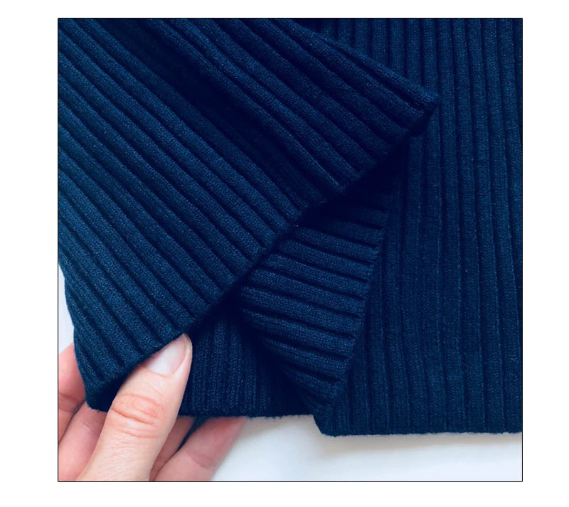 Warm Winter Women Sweater Turtleneck Pullover Knitted Sweaters For Ladies Long Sleeve High Elasticity Soft Pullovers Autumn 2018 (13)