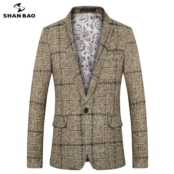 Men's brand suit jacket 2019 autumn and winter New England wind business gentleman men's casual slim suit jacket khaki gray blue
Men's brand suit jacket 2019 autumn and winter New England wind business gentleman men's casual slim suit jacket khaki gray blue