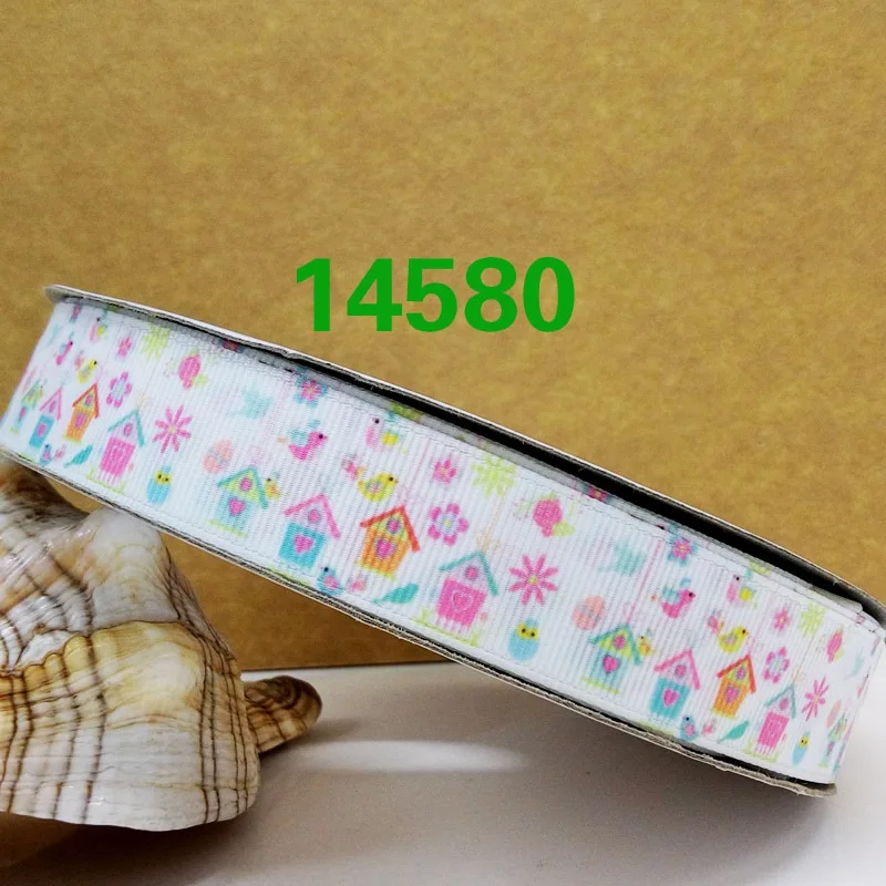 50 двор мультфильм печатных Grosgrain ленты 14580 - Цвет: 14580