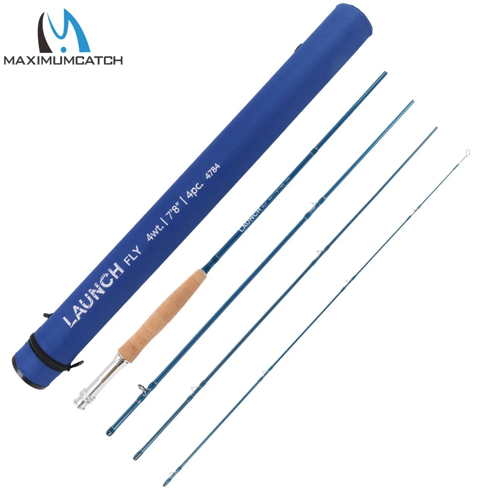Maximumcatch Fly Rod 6ƌ 'ƈWT/7Ǝ'' # 4WT 4Sec и Cordura Tube для детей молодежи подростков|rod