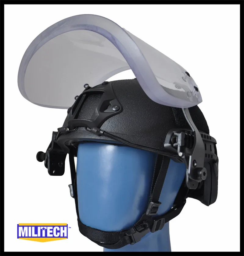 Buy NIJ IIIA 3A Bulletproof Visor for PASGT ACH FAST