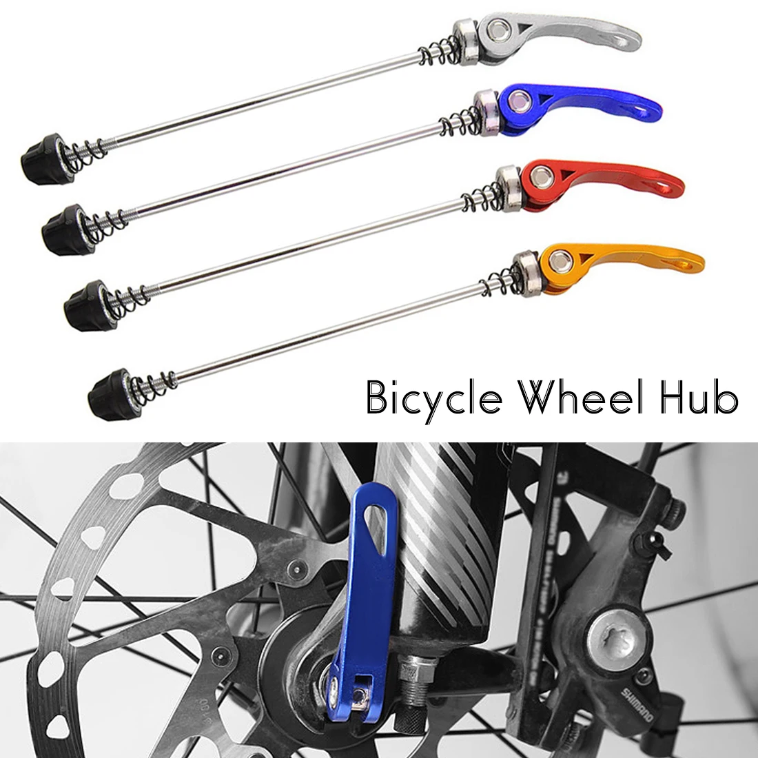 1 Pair New Bike Bicycle Cycling Wheel Hub Bolt Skewers Quick Release