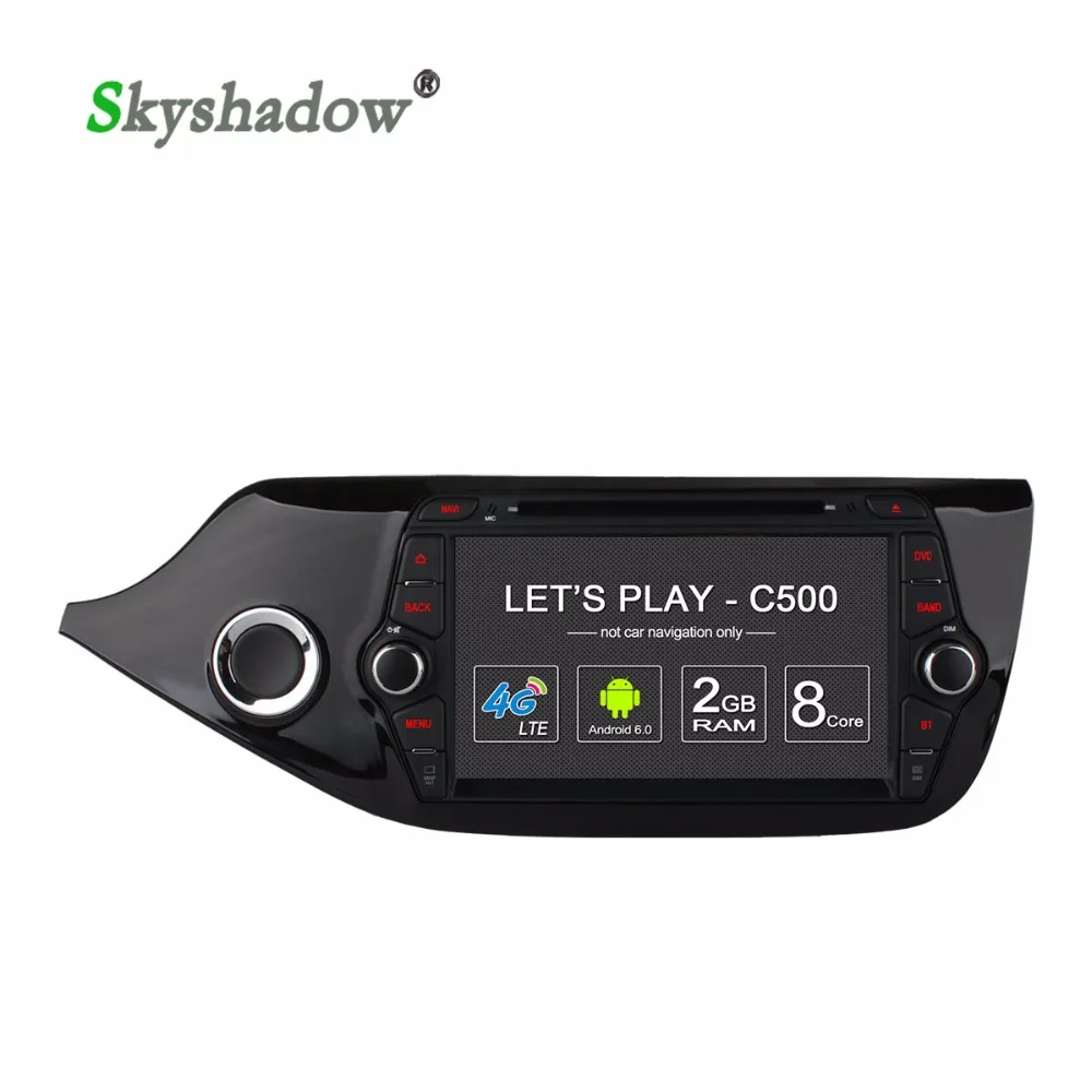 Ownice c500 1024*600 Android 6.0 dvd-плеер Автомобиля 8 Core Для Kia CEED 2013 2014 2015 GPS WIFI BT Радио 2 ГБ RAM 32 ROM 4