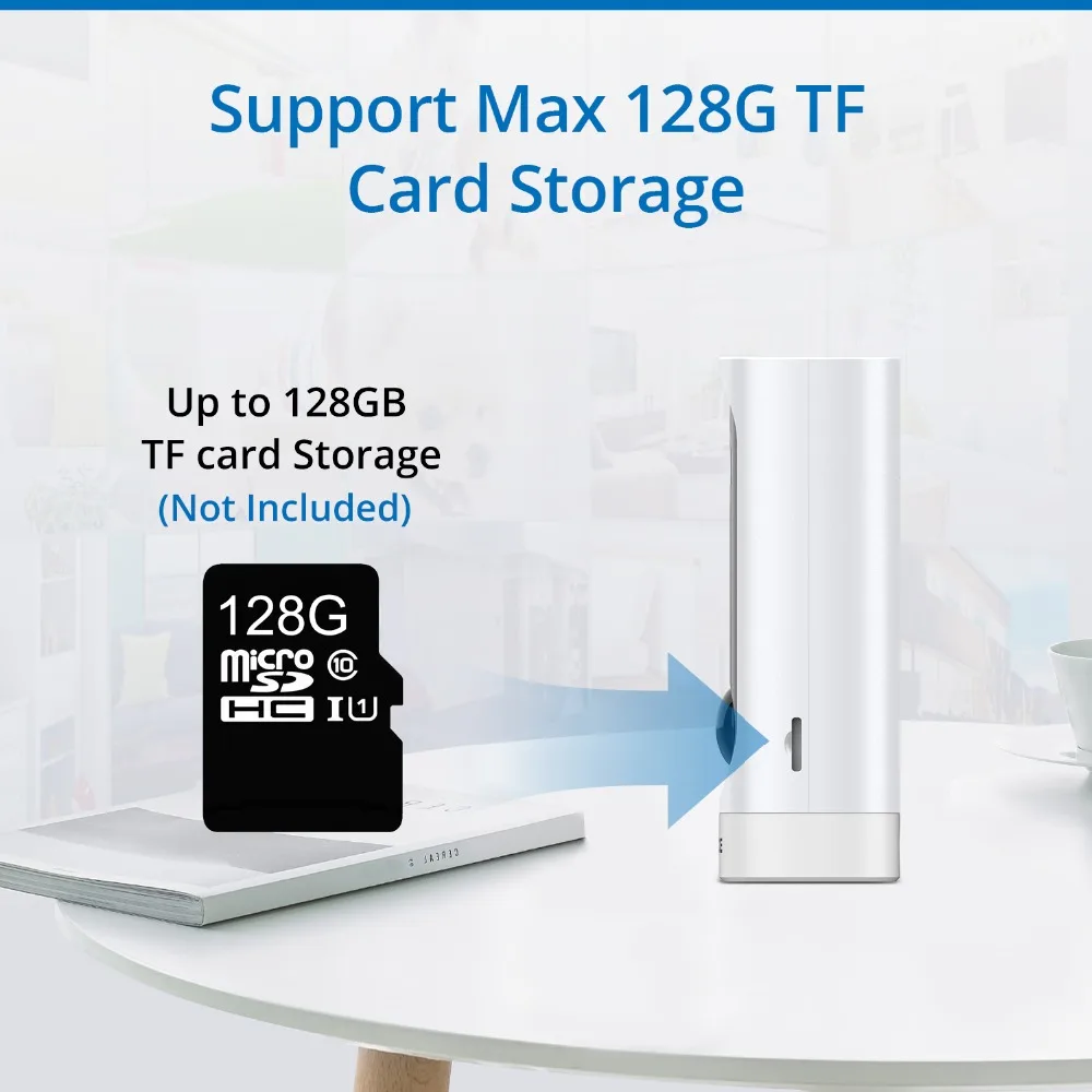 SANNCE HD 720P 1MP Беспроводная перезаряжаемая домашняя ip камера безопасности