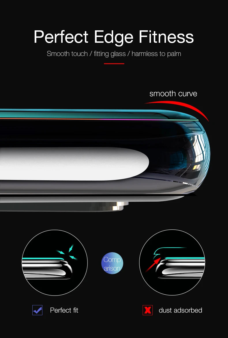 CAFELE 9D изогнутое закаленное стекло для samsung Galaxy S9 полный закругленный протектор экрана для samsung оригинальная гиперболоидная пленка