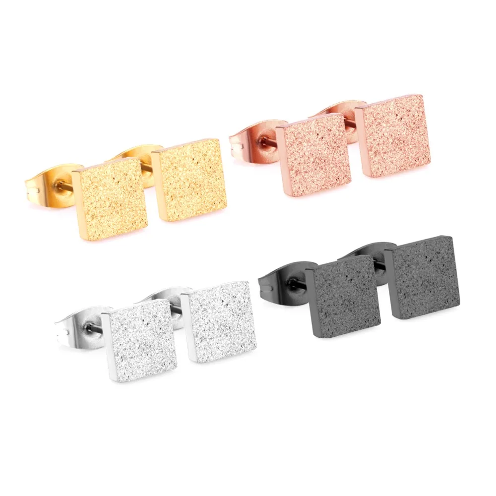 Маленькие серьги гвоздики LUXUKISSKIDS из нержавеющей стали 316L 4 пары/Лот оптовая
