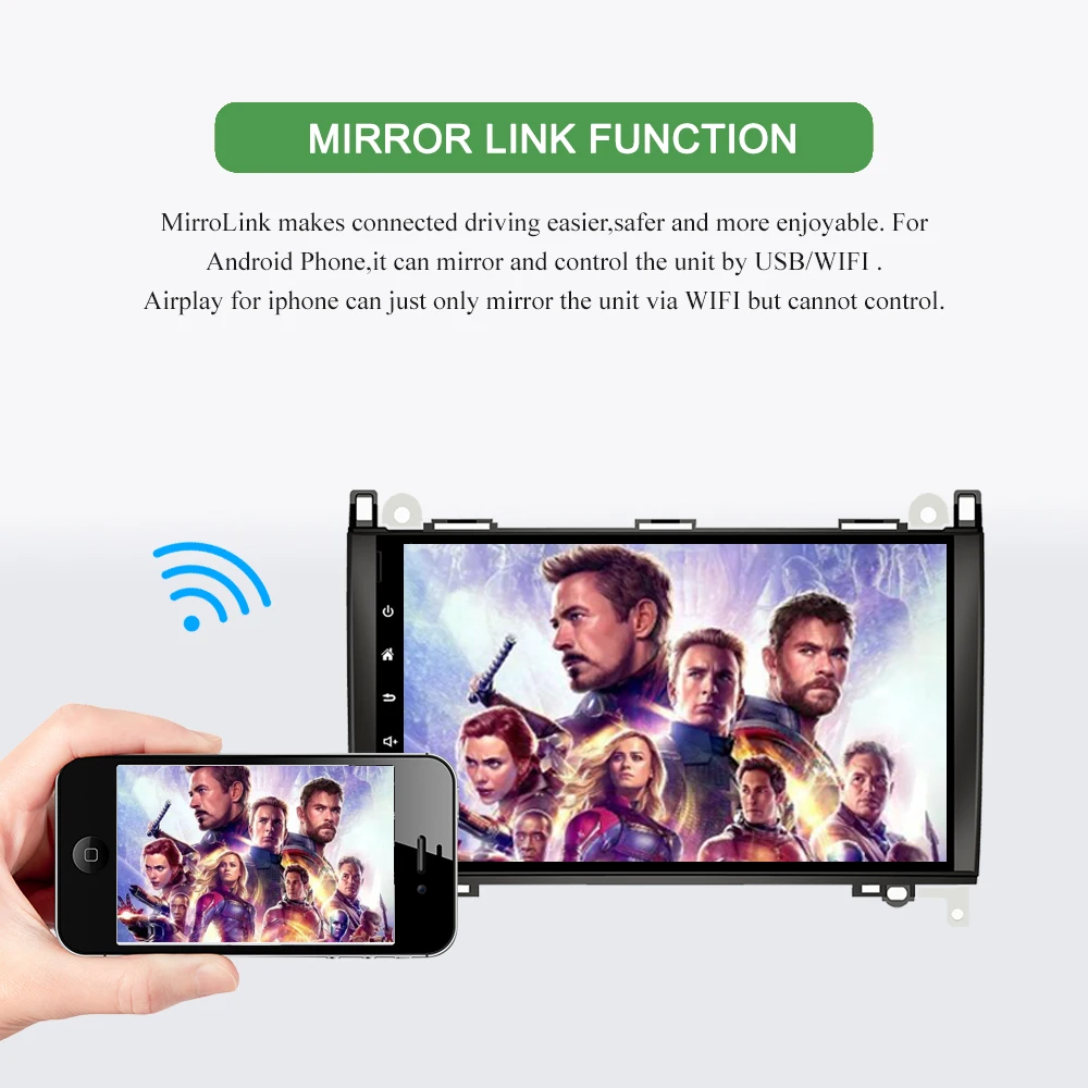 Discount BONROAD Android Car Multimedia Player For Mercedes/Benz/Sprinter/B200/B-class/W245/B170/W209/W169 GPS Navigation radio 14