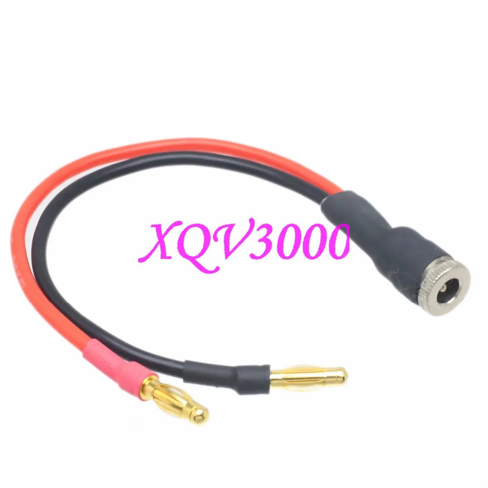 

Connector Adapter Plug Converter DC 5.5 x 2.5mm Female to 4mm Banana Bullet Plug 14awg 15cm cable