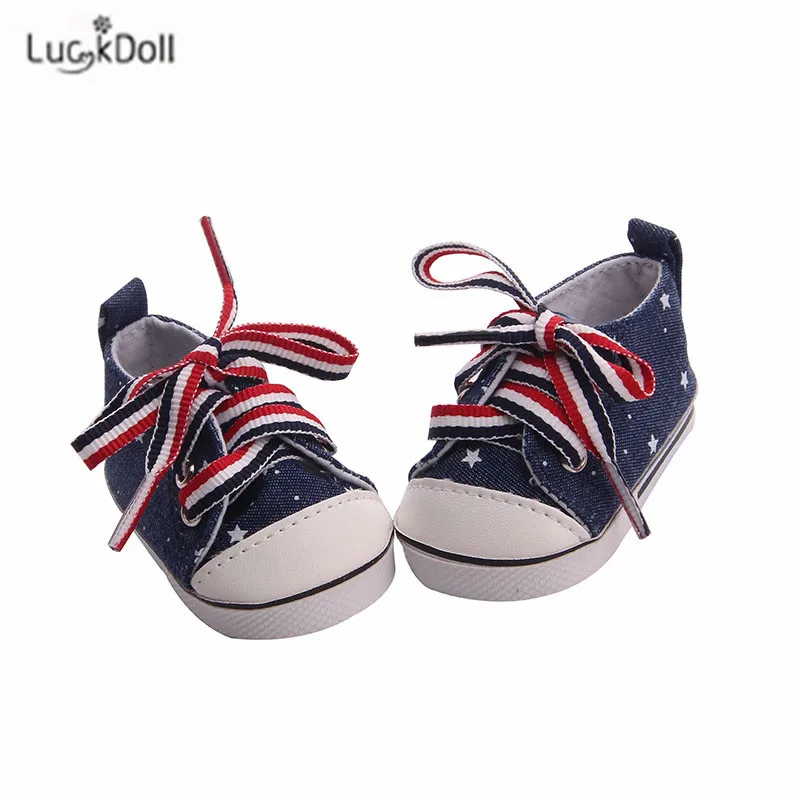 LUCKDOLL вафельная пятиугольная обувная игрушка ShoesFit 18 дюймов американская 43 см детская кукла одежда аксессуары, игрушки для девочек, поколение, день рождения Gif