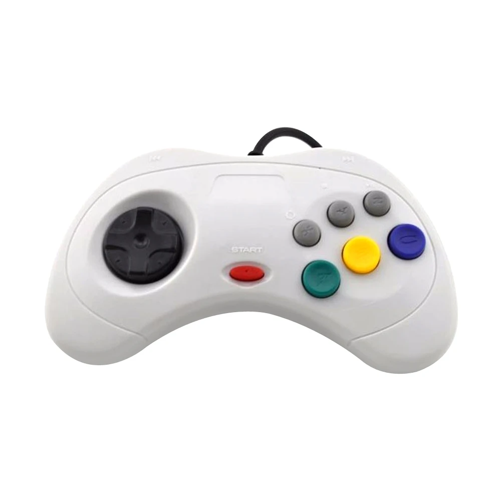 20 шт./лот джойстик для ПК система Sega Saturn стиль USB проводной геймпад Классический