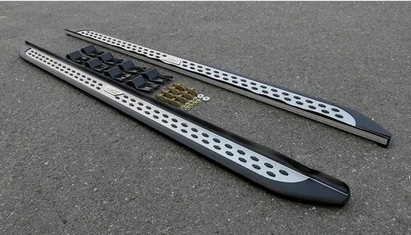

JIOYNG Aluminum alloy + ABS Car Running Board Side Step Nerf Bar Guard Fits For SKODA KAROQ 2017 2018 Auto Accessories