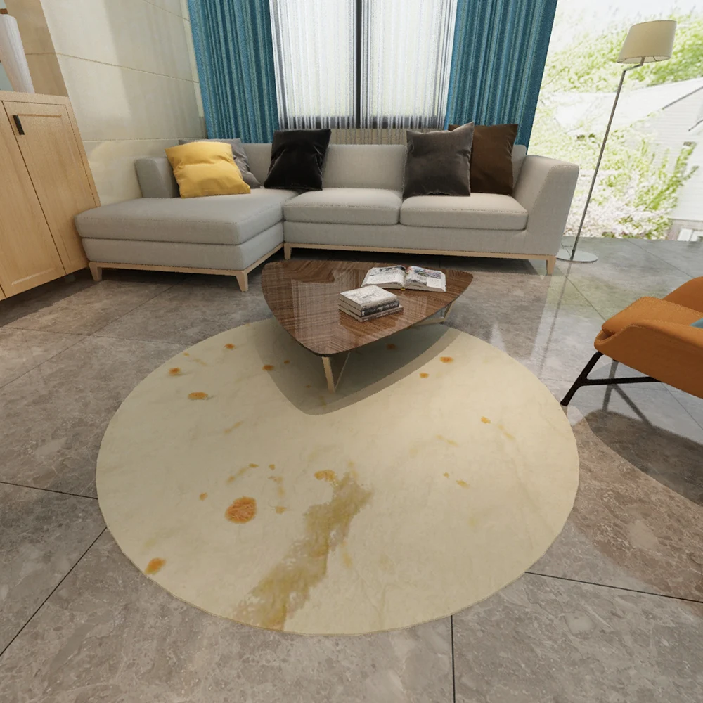 Гостиная чайный столик эмульсионный еда Тако круглый одеяло дома Спальня Новинка буррито ковер