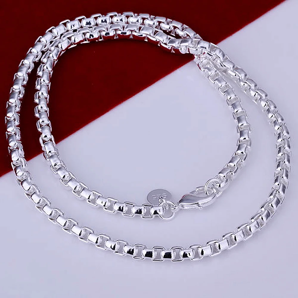 5 PCS 925 silver jewelry high grade high quality men 's necklace the