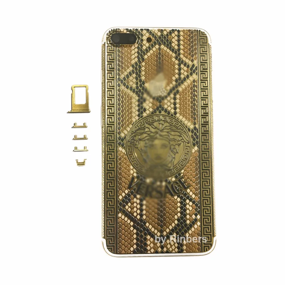 For font b iPhone b font 7 Plus 5 5 24K 24KT 24CT Gold Indian Diamnond