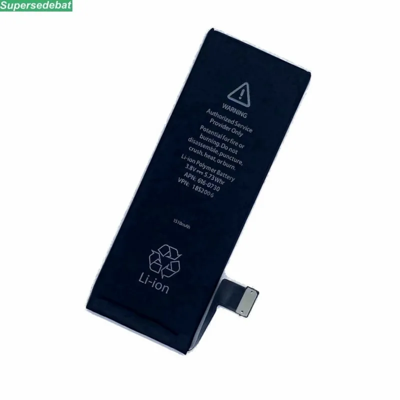 

Battery 1510mAh for apple iPhone 5c Li-polymer Replacement Rechargeable Bateria Accumulator With Machine Tools Kit 0 Cycle