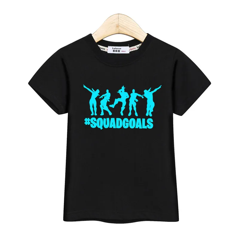 

[Dab] [Floss] [take the L] [Orange Justice] boys t-shirt dance pose kids tops luminous shirt children clothes short sleeve tees