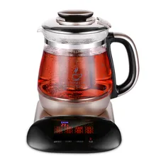 Электрический чайник полностью автоматический утолщенный стеклянный цветочный чайник Электрический чай безопасность автоотключение функция