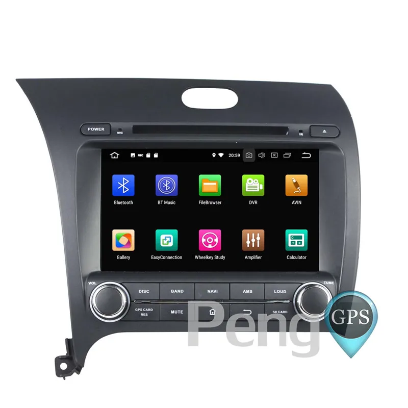 Excellent 2 Din Android 8.0 Car CD DVD Player 8Core GPS Navigation for kia Cerato K3 Forte 2013-2017 Stereo 1080P HD Screen Autoradio 4