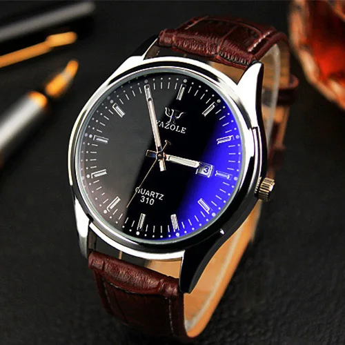 

YAZOLE New 2016 Quartz Watch Men Watches Top Brand Luxury Famous Male Clock Wrist Watch Calendar Quartz-watch Relogio Masculino