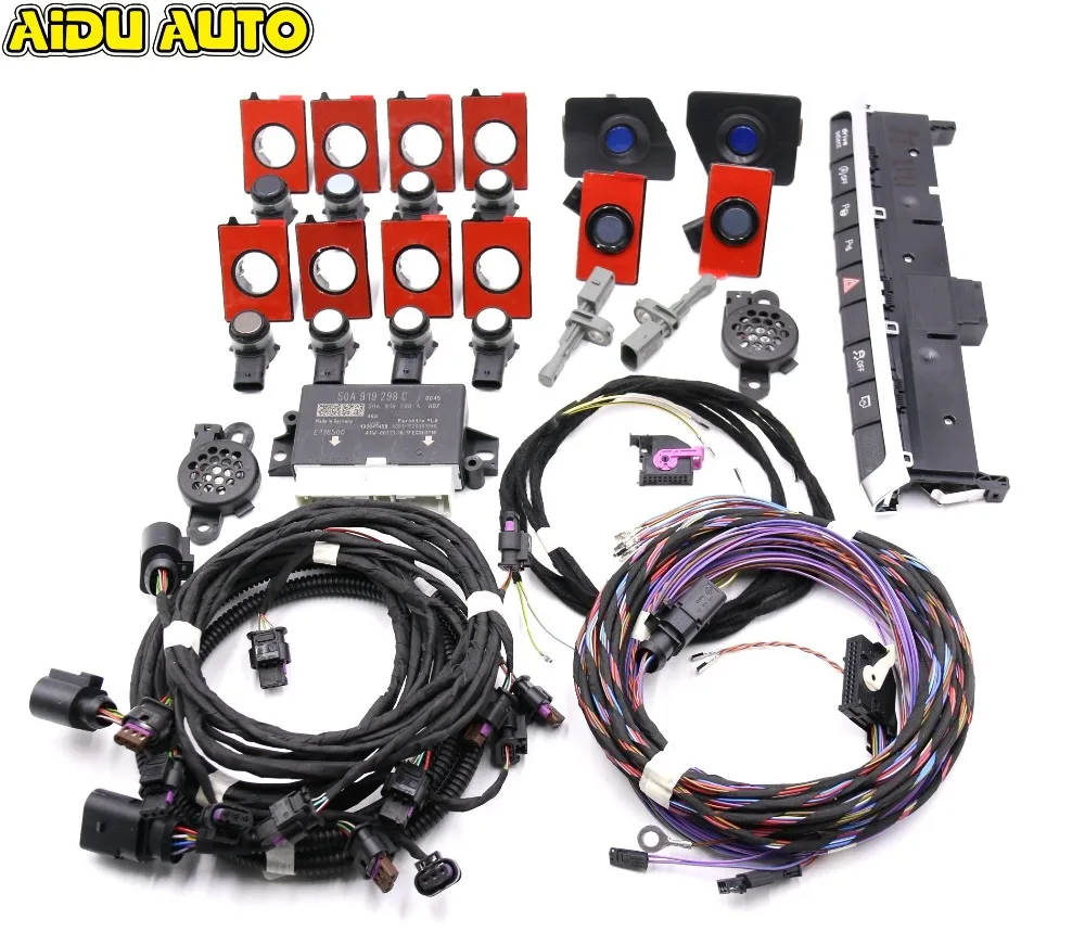 Front Rear Parking Sensor Set Front PDC PLA 2.0 3.0 OPS 4K T0 12K For AUDI A3 8V 5QA 919 298 C 5QA919298C Front Rear Parking Sensor Set Front PDC PLA 2.0 3.0 OPS 4K T0 12K For AUDI A3 8V 5QA 919 298 C 5QA919298C