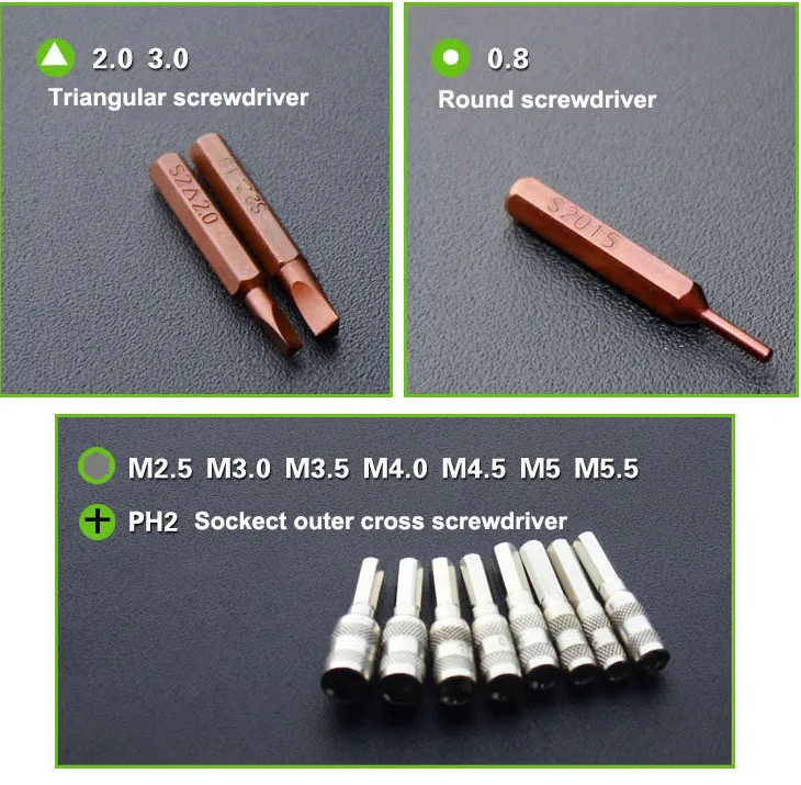 60 в 1 хром ванадиевый прецизионный Набор отверток Магнитный Набор отверток для телефона планшета компактный инструмент для ремонта
