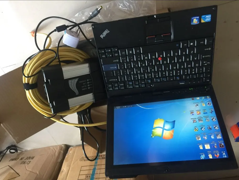  2019/12 Multi-idiomas Super para BMW Icom NEXT versión ISPI siguiente HDD con X201T i7 y 8g portáti