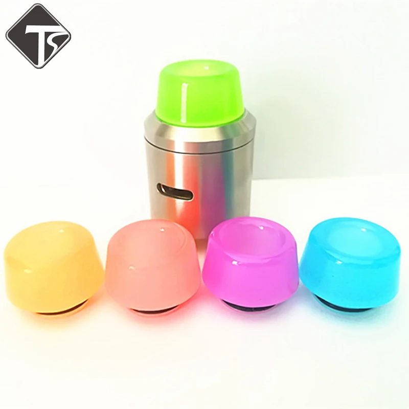

Tsondianz E Cigarette Atomizer 810 Resin Glow Drip Tip Mushroom Head Mouthpiece For Tfv12 Tfv8 Big Baby Tank Candy Color