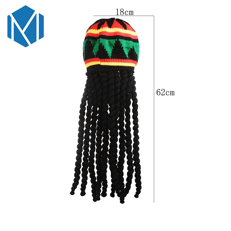 C хип-хоп, ямайская шапочка, шапка Rasta, регги, дредлок, коса, вязаная, Gorros Bob, берет, шапка в разноцветную полоску, шапка в стиле хип-хоп