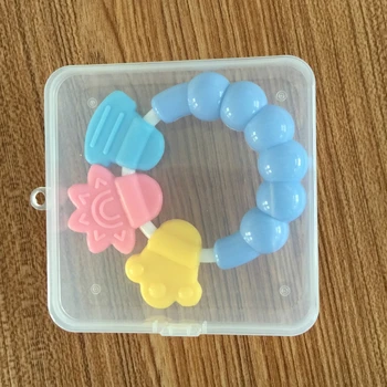 

Portable Baby Infant Teether Case Holder Pacifier Chain Storage Box Clear Travel Infant Pacifier Nipple Cradle Case Holder Box