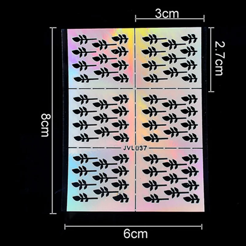 23 типа неправильной сетки трафарет многоразовый дизайн ногтей винилы полые наклейки штамповка шаблон инструменты для ногтей DIY маникюр