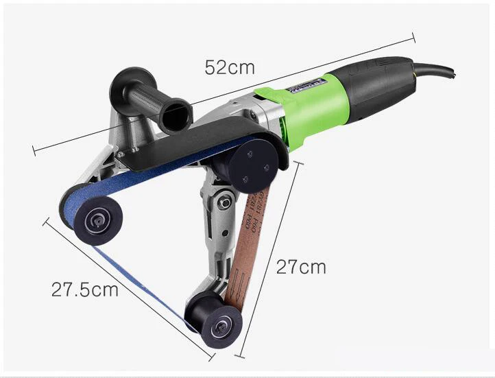 110V/220V Tube Belt Sanders Polisher handheld Electrical Stainless Steel sander polisher