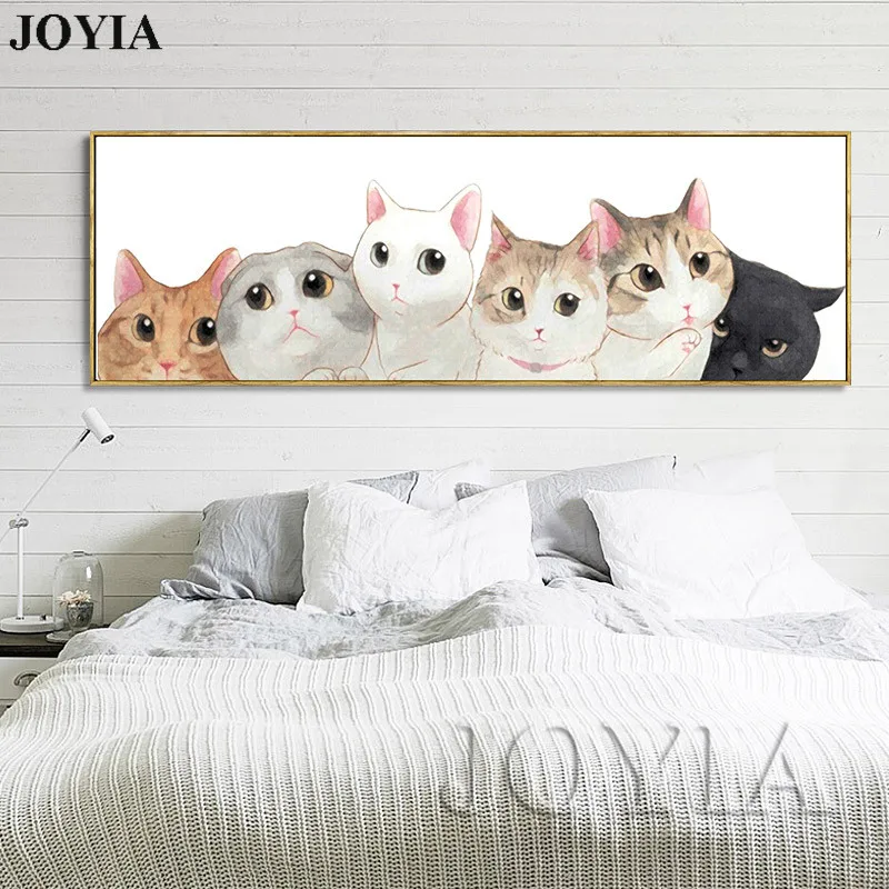 Buy Lovely Kitten Wall Painting Kids Room Bedside