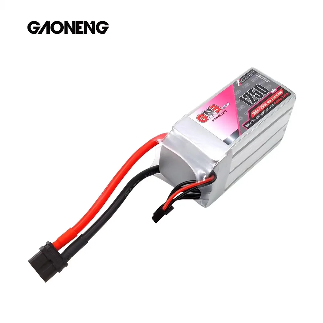 

Gaoneng GNB 14.8V 1500mAh 120C/240C 4S Rechargeable Lipo Battery XT60U-F Plug for RC Models FPV Racing Drone Multicopter Parts
