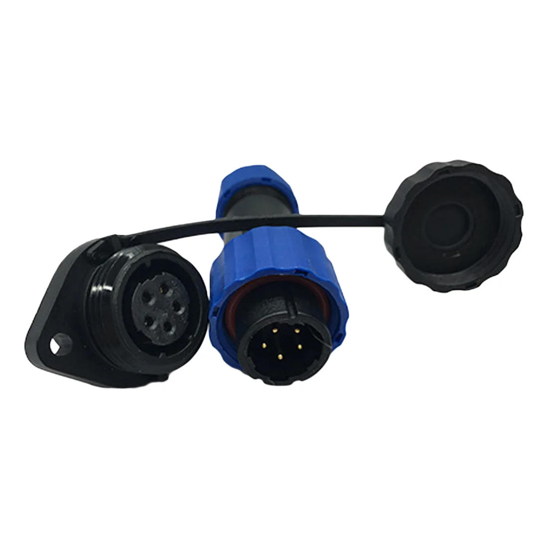 2/3/4/5//7/9Pin IP68 industrial cable connector Male plug and Femal