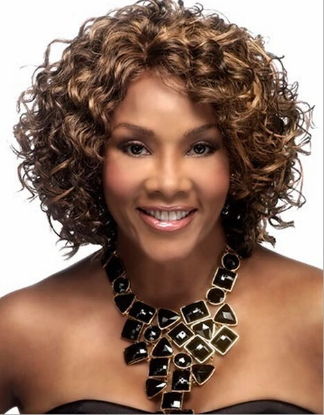 Hairstyles For Short Curly Hair With Highlights