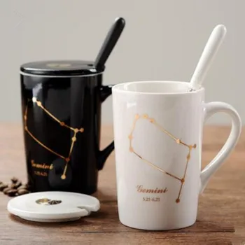 

Creative Constellation Mug Office Mug Couple Coffee Mug Teacup