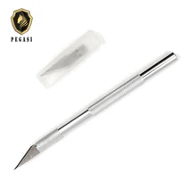 5 шт., металлические лезвия, инструменты для ножей, скальпель, резак, набор для гравировки, ремесло, маленькие прямые ножи, мобильный телефон, PCB, сделай сам, ремонт, ручной инструмент