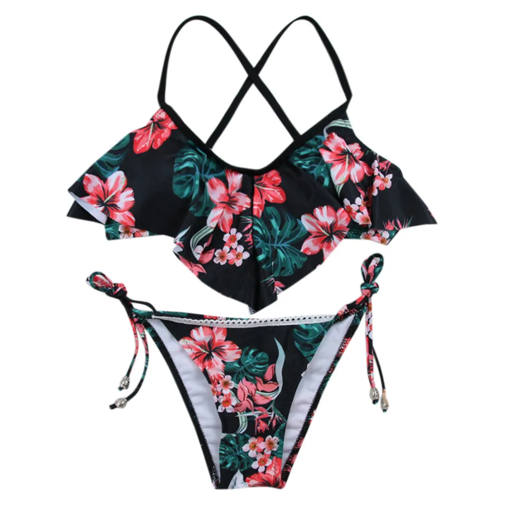 

3 styles bra+set Women Lady Sexy Lingerie Casual Bandage Push-Up Padded Brazilian Print Low Waist Wire Free thong bra F300313