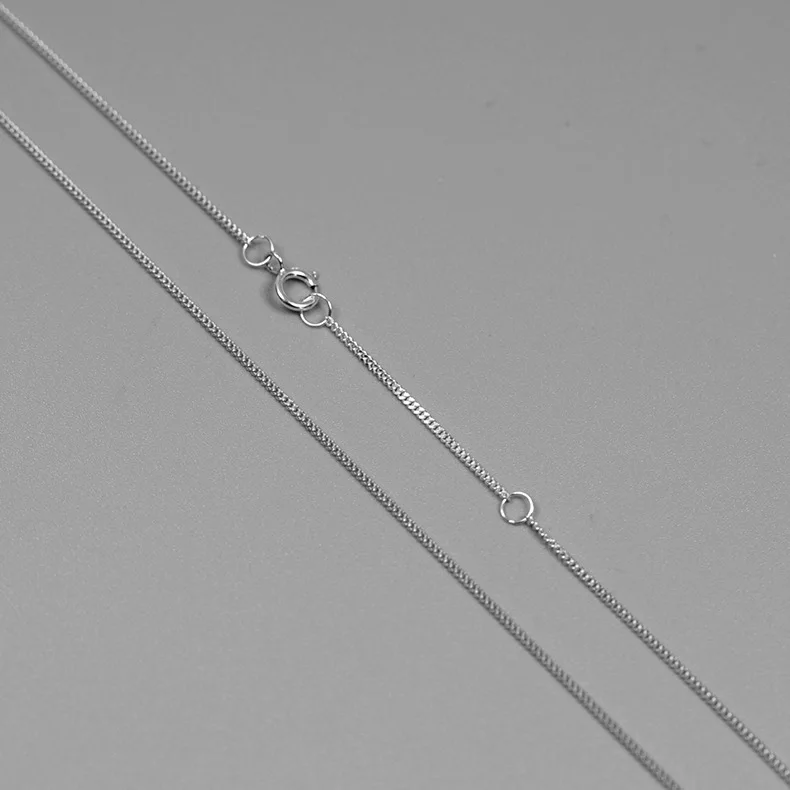 925 Sterling Silver Necklaces Classic All-match Chain Necklace Women Jewelry